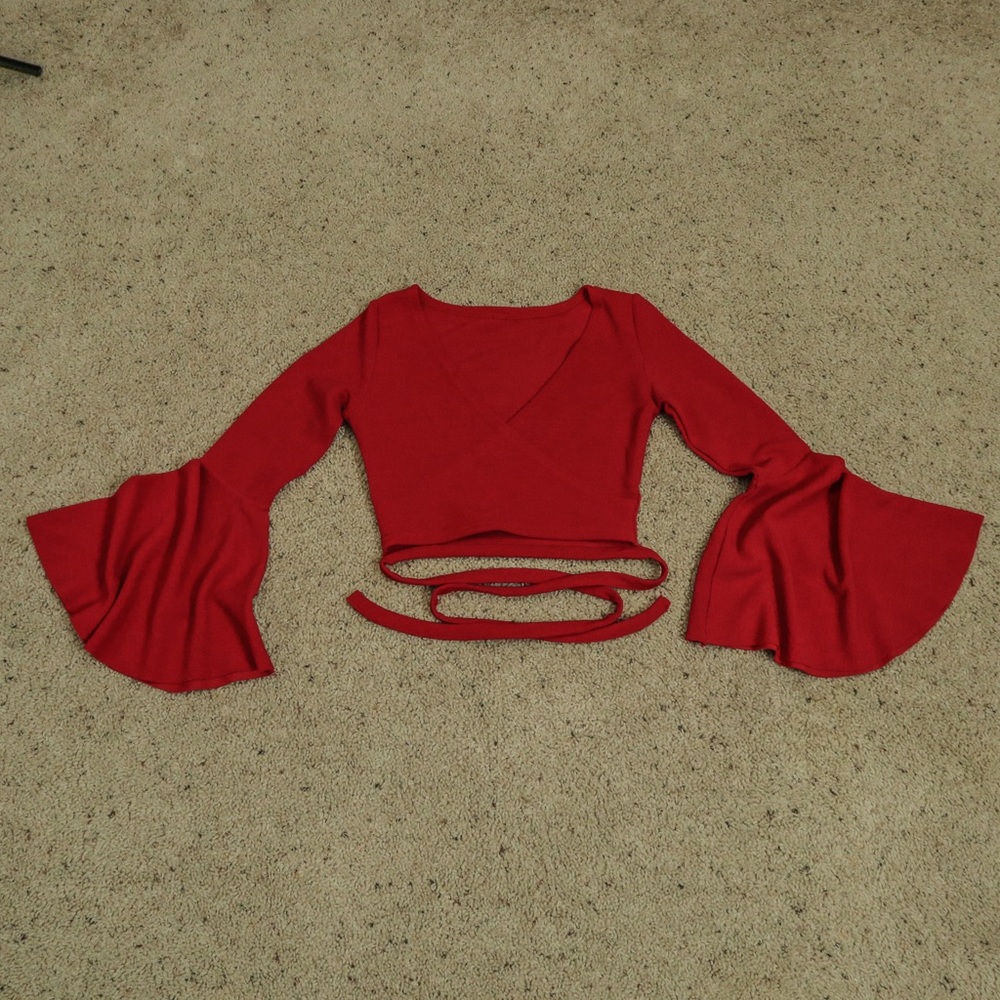 Fancy Red Crop Top
